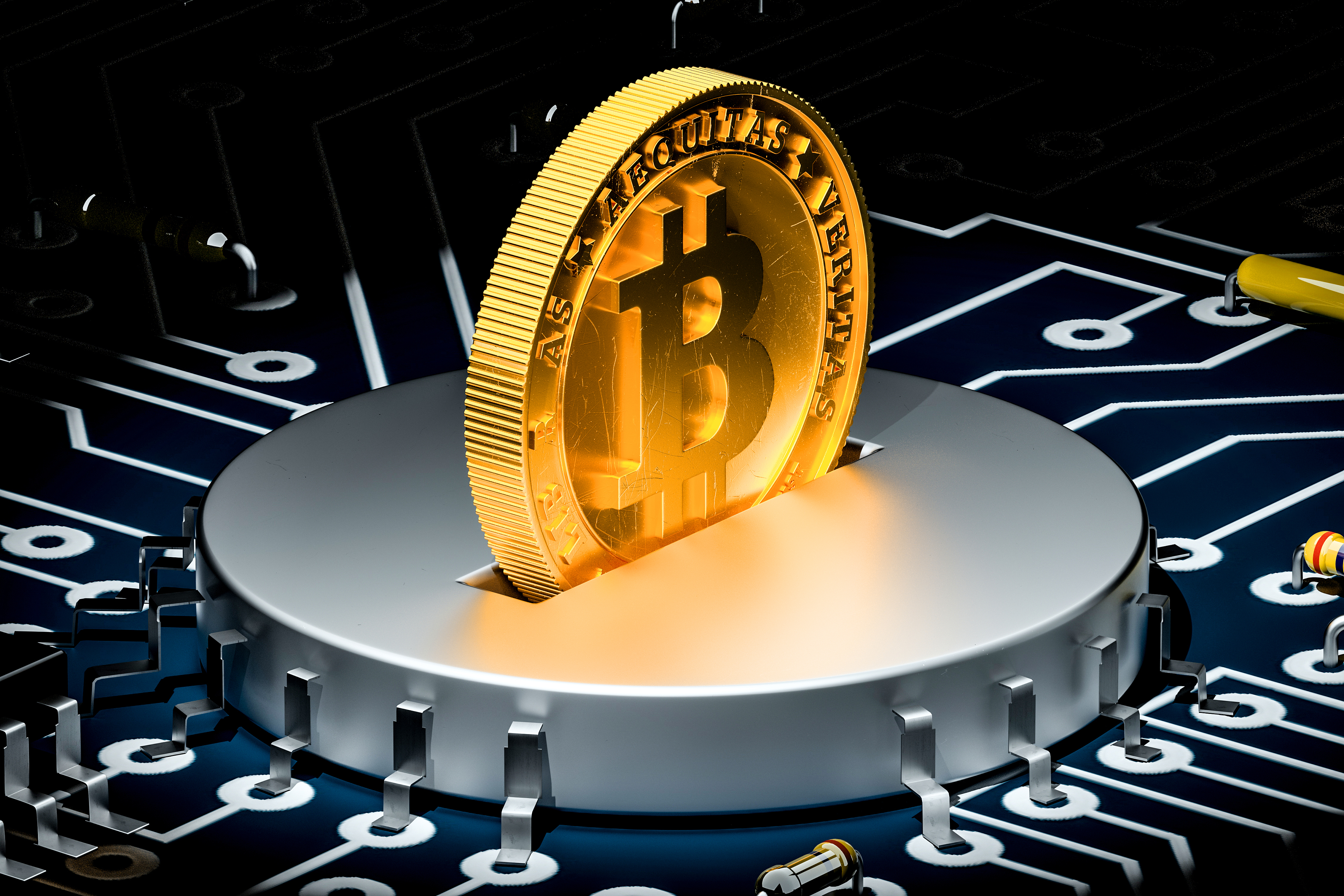 比特币钱包私钥安全示意图